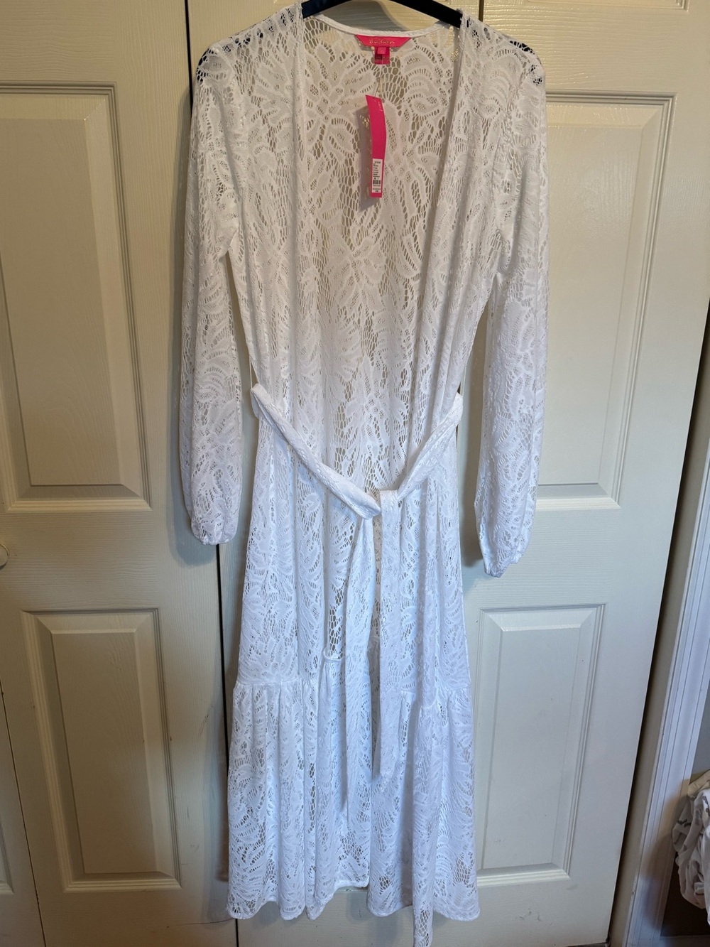 Lilly Pulitzer NWT Lilly Pulitzer Adela Cover Up Resort White Paradise